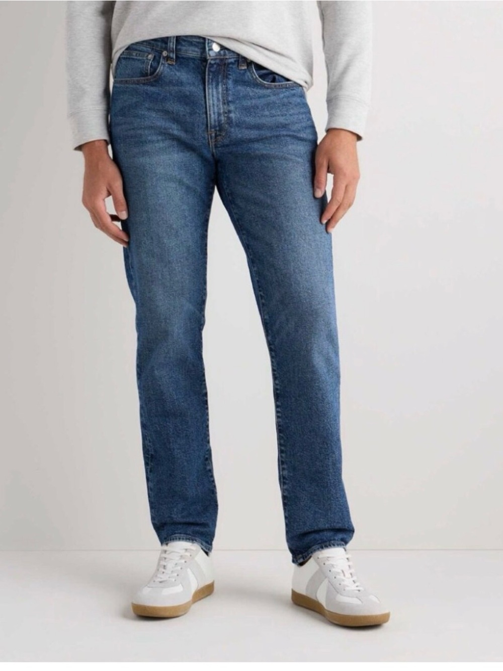 Quince Men’s Warren Stretch Straight Jeans Dusk Blue Size 32x30